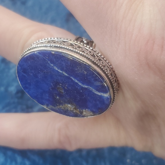 New Lapis Lazuli 925 Silver Ring. - Picture 13 of 16